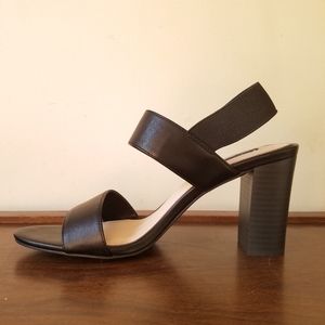 NWOT French Connection Size 8 black heeled sandals